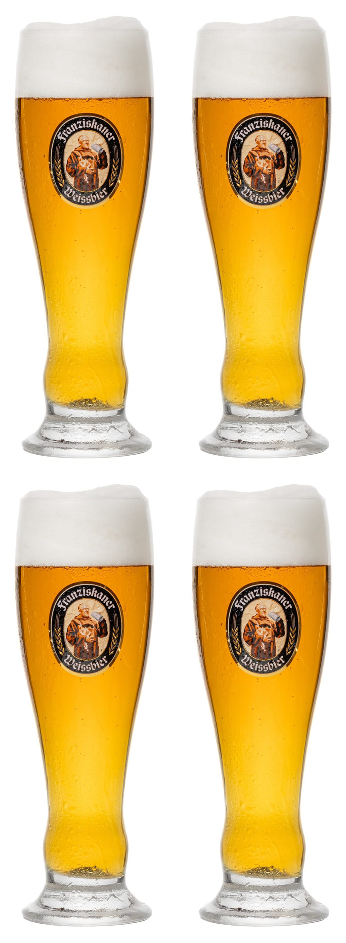 Franziskaner Bierglazen Weizen 500 ml - 4 Stuks