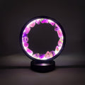 Gleneagles - Circle Earth LED Lamp - Purple Fluorite