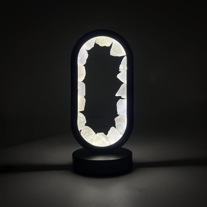Gleneagles - Oval Earth LED Lamp - Rock Quartz