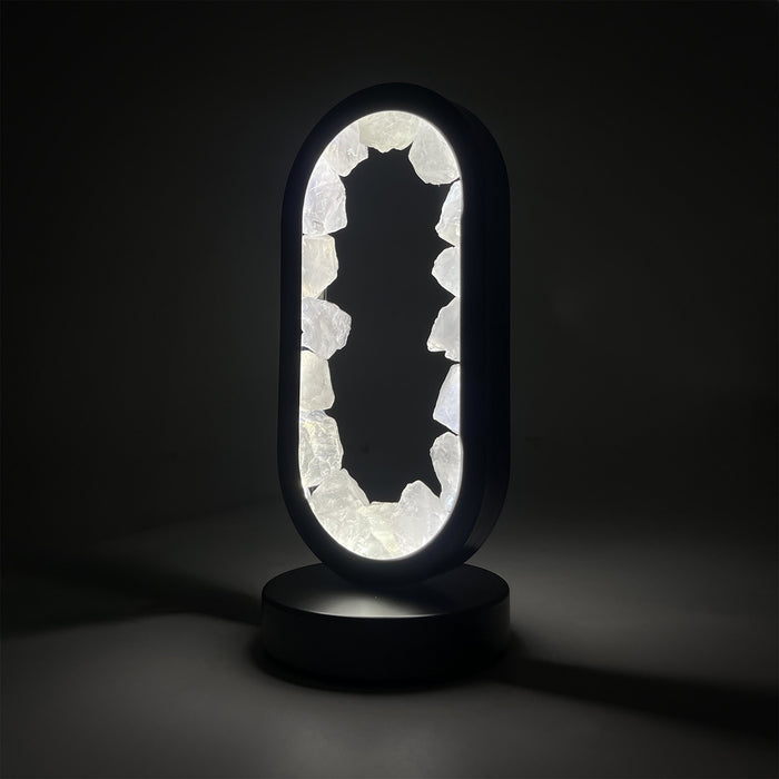 Gleneagles - Oval Earth LED Lamp - Rock Quartz