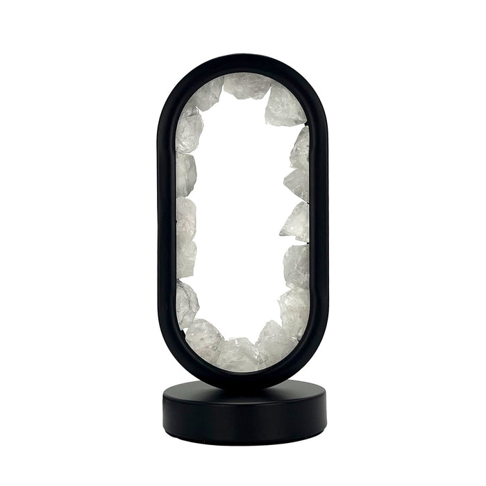 Gleneagles - Oval Earth LED Lamp - Rock Quartz