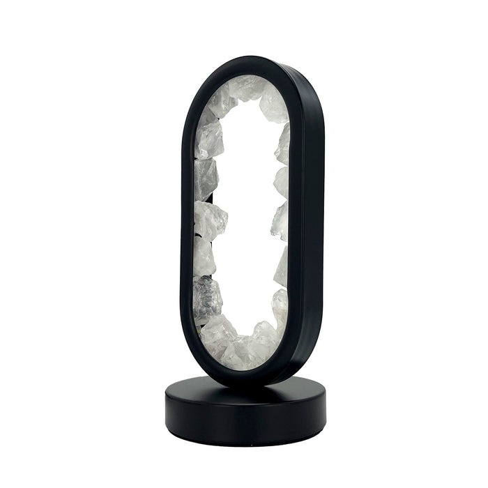Gleneagles - Oval Earth LED Lamp - Rock Quartz