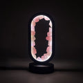 Gleneagles - Oval Earth LED Lamp - Rose Quartz