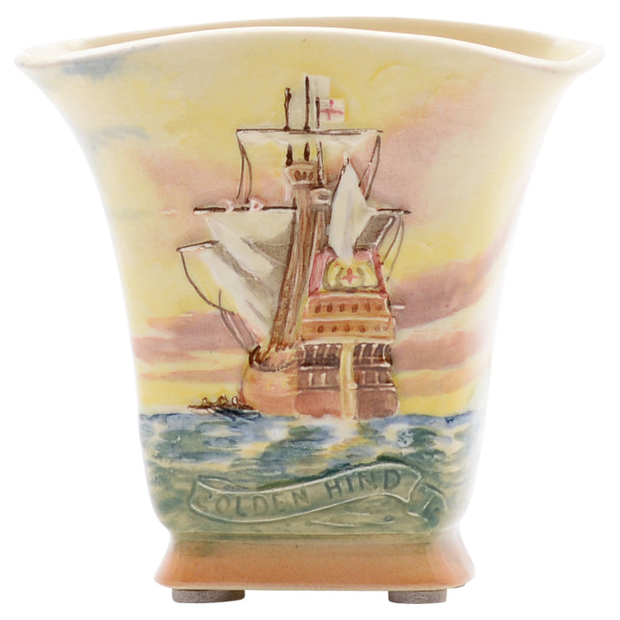 Golden Hind of Famous Ships Vase