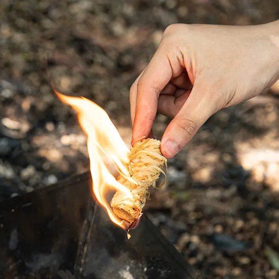 GrillX BBQ Aanmaakwokkels / Aanmaakkrullen / Aanmaakhout ± 420 Stuks - 5 KG