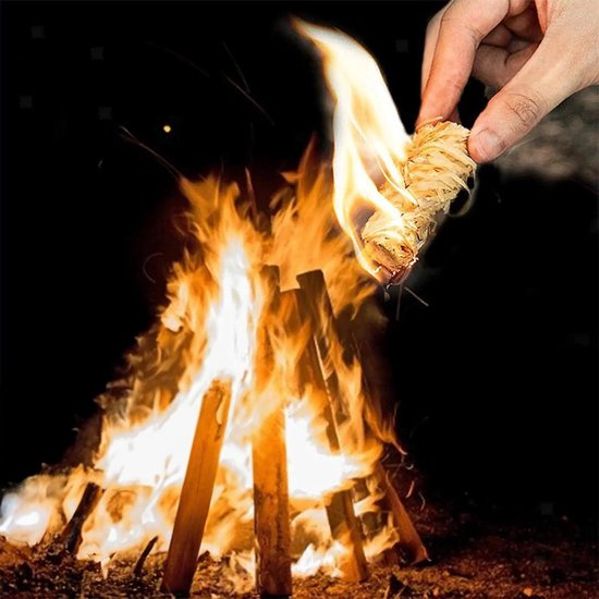 GrillX BBQ Aanmaakwokkels / Aanmaakkrullen / Aanmaakhout ± 420 Stuks - 5 KG