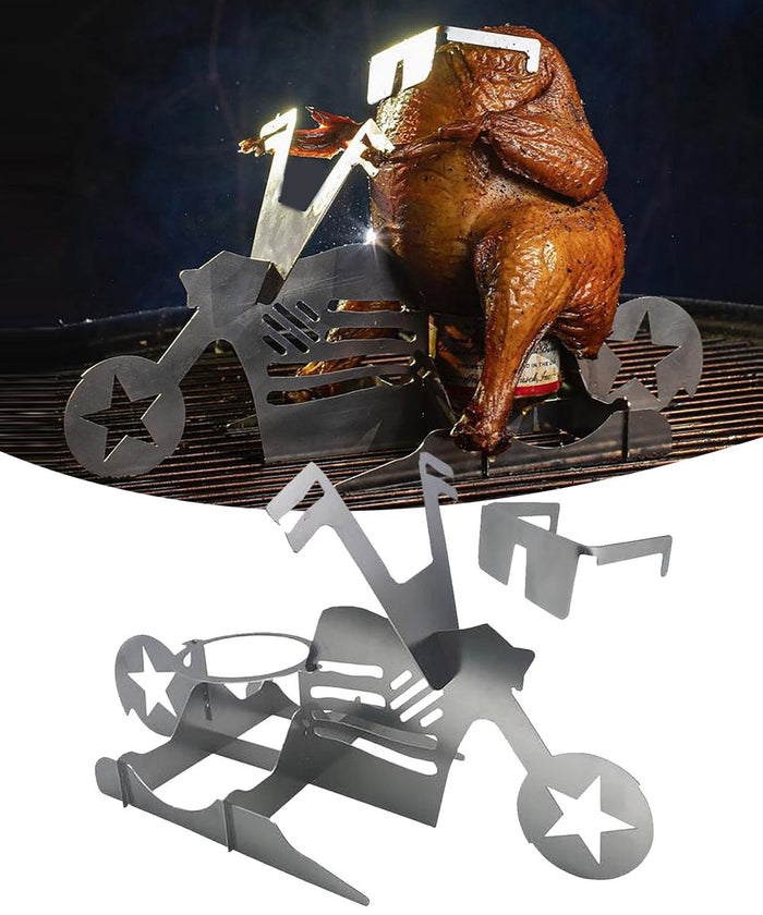 GrillX BBQ Bierblikkip Houder - Beer Can Chicken - Bike