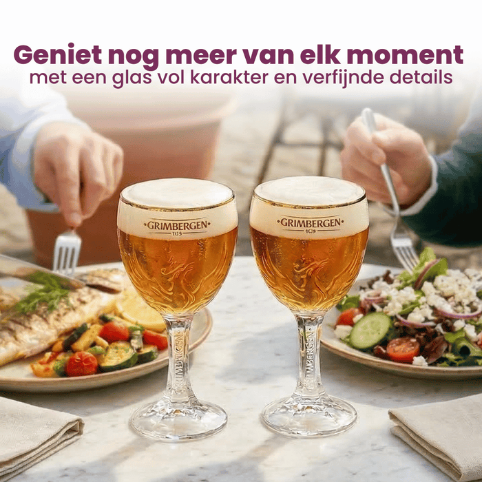 Grimbergen Bierglazen 330 ml - 4 Stuks