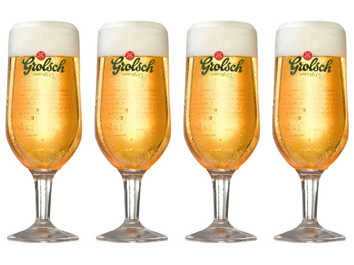 Grolsch Bierglazen op Voet Classic - 250 ml - 4 stuks