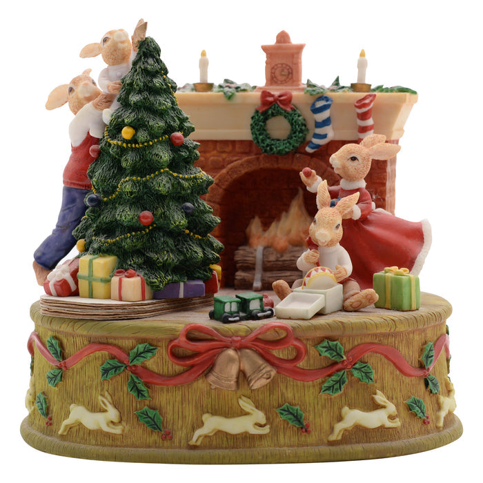 Happy Xmas Bunnykins music box