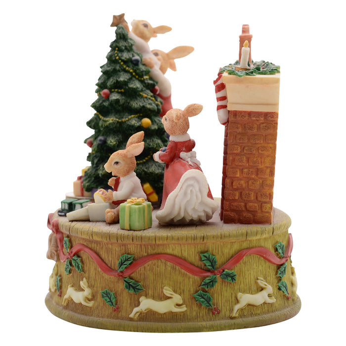 Happy Xmas Bunnykins music box