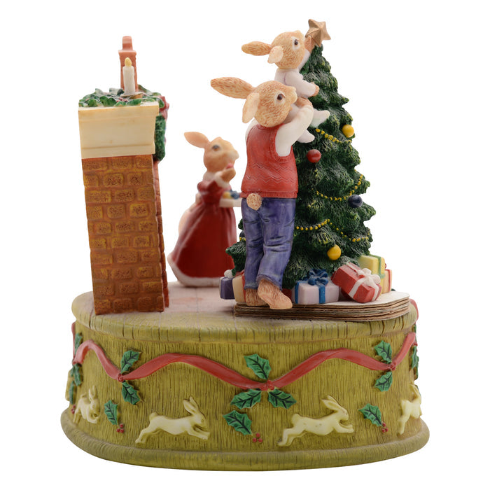 Happy Xmas Bunnykins music box