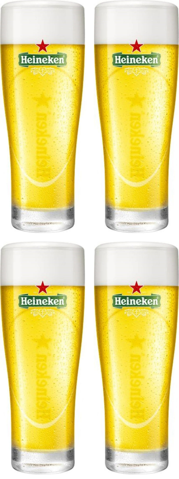 Heineken Bierglazen Ellipse 250 ml - 4 Stuks