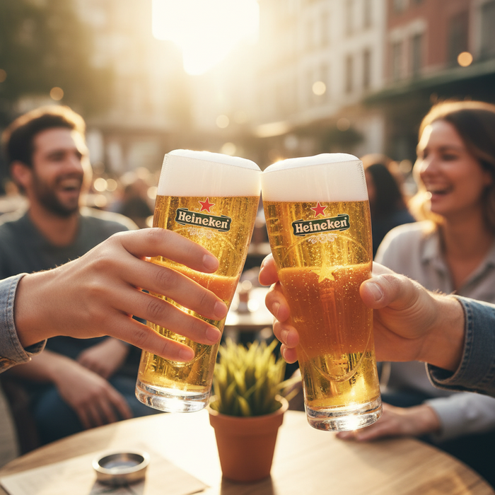 Heineken Bierglazen Ellipse 250 ml - 4 Stuks