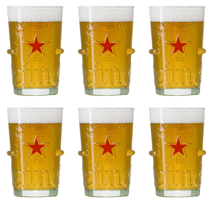 Heineken Bierglazen Silver - 250 ml - 6 stuks