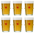 Heineken Bierglazen Silver - 250 ml - 6 stuks