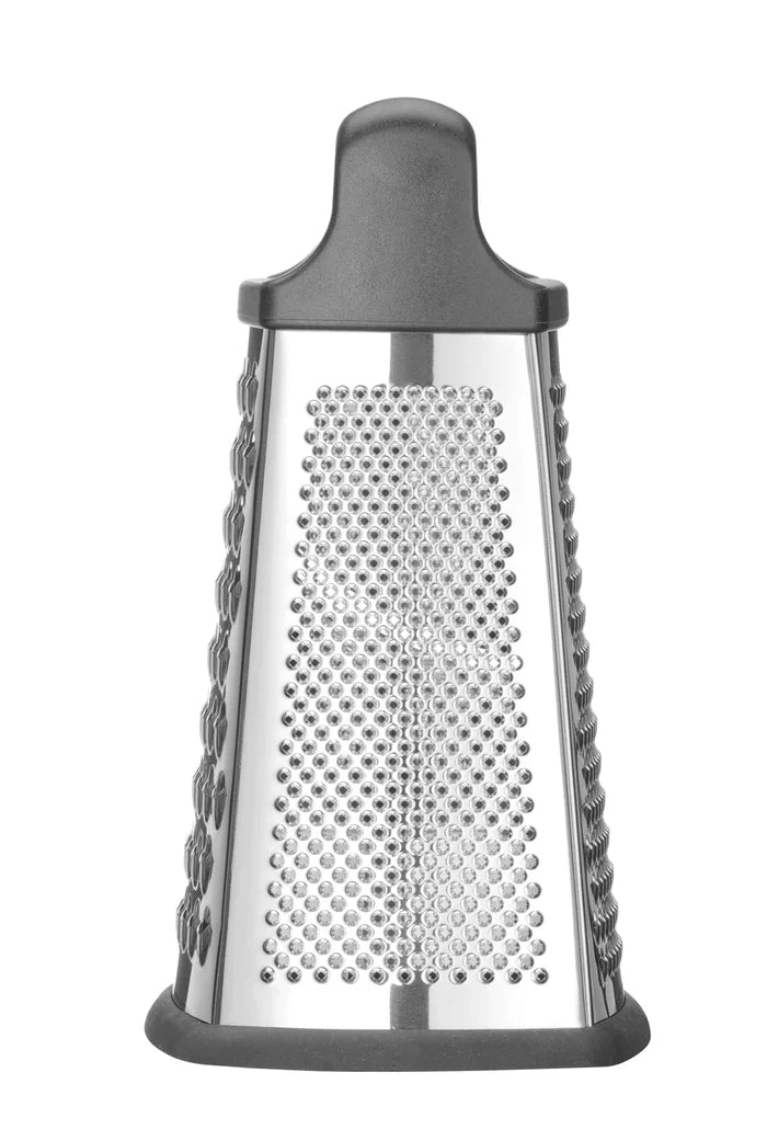 Hendi Rasp - Torenrasp vierzijdig met opvangbak - RVS - 15 x 13 x 31 cm