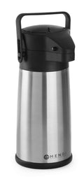 Hendi Thermoskan met Pomp - Pompkan - Isoleerkan - 2.2 Liter