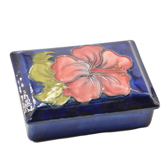 Hibiscus Moorcroft Box