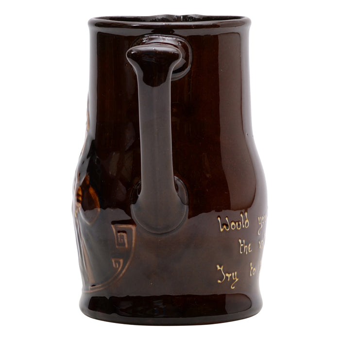 Hogarth Jug with Silver Rim