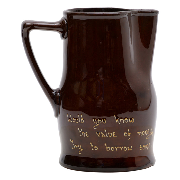 Hogarth Jug with Silver Rim