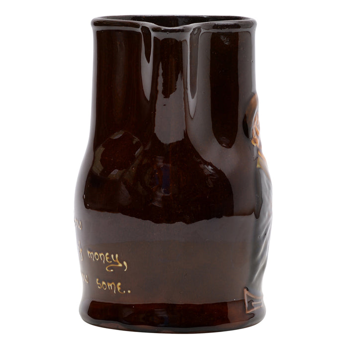 Hogarth Jug with Silver Rim