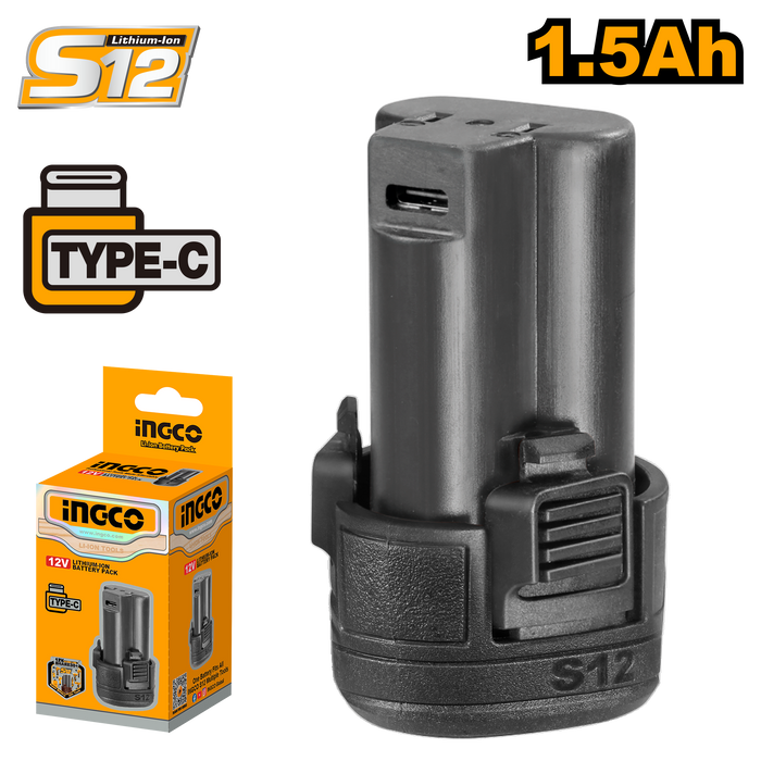 Ingco Lithium-Ion baterija 1.5Ah FBLI12153E 12V