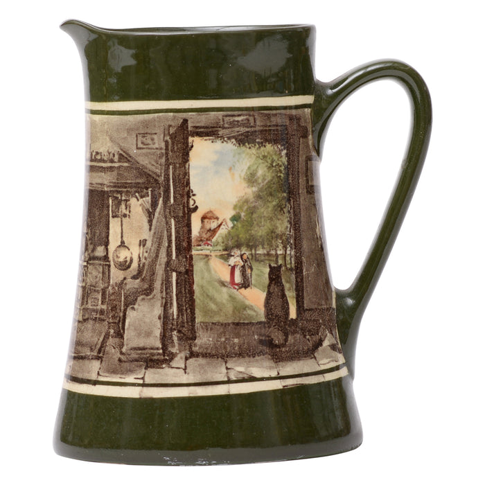 Jug Cat At The Door