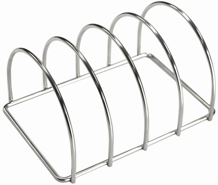 Keij Kamado BBQ Sparerib Rek Small - RVS - voor 4 spareribs