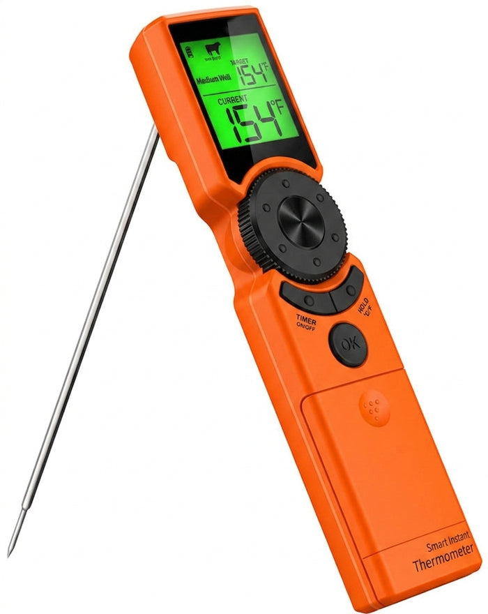 Keij Kamado Digitale BBQ Vleesthermometer - Supersnel - Waterdicht