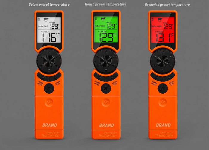 Keij Kamado Digitale BBQ Vleesthermometer - Supersnel - Waterdicht