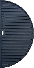 Keij Kamado Halve Maan Grillplaat / Plancha Large - Geëmailleerd Gietijzer - 2-zijdig - 46.5 cm - voor 21 inch Kamado's - Universeel