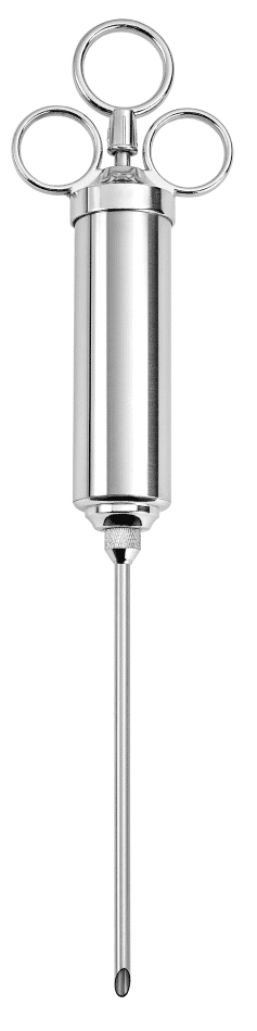 Keij Kamado Marinade Spuit / Vlees Injectiespuit RVS