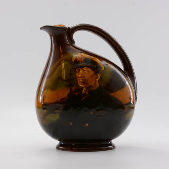 Kingsware - Admiral of the Fleet Flask (as is condition)