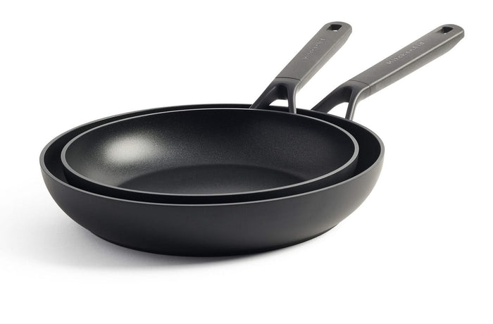 KitchenAid Koekenpannenset Classic Forged 2-delig - keramische anti-aanbaklaag - Koekenpan ø 24 & 28 cm