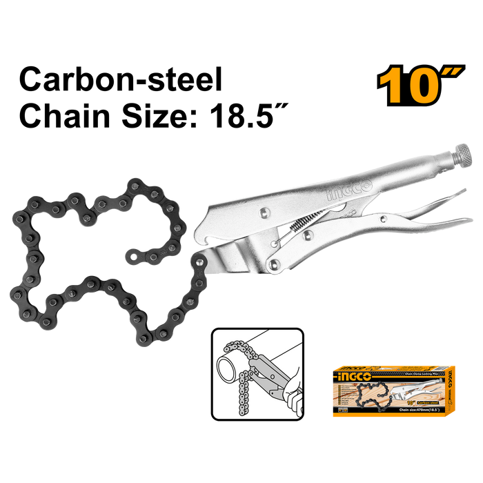 Klešta za zaključavanje lanca HCLP0210 10″ INGCO