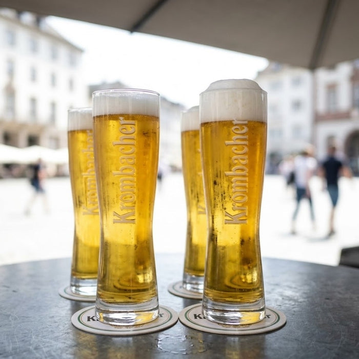 Krombacher Bierglazen Star Cup 250 ml - 2 stuks