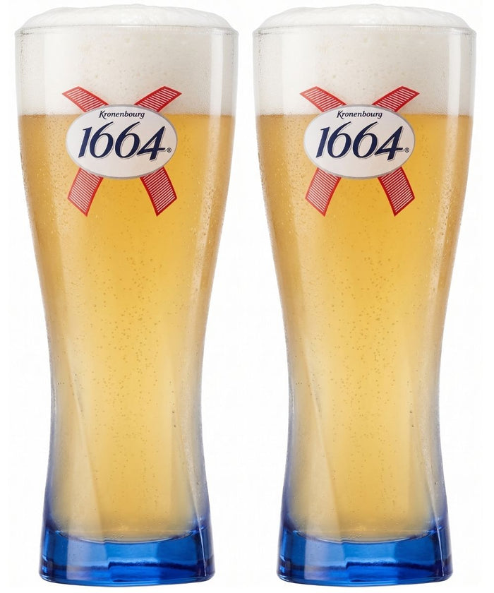 Kronenbourg 1664 Blanc Bierglazen 250 ml - 2 stuks