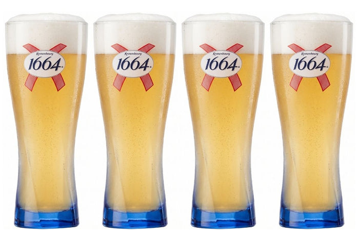 Kronenbourg 1664 Blanc Bierglazen 330 ml - 4 stuks