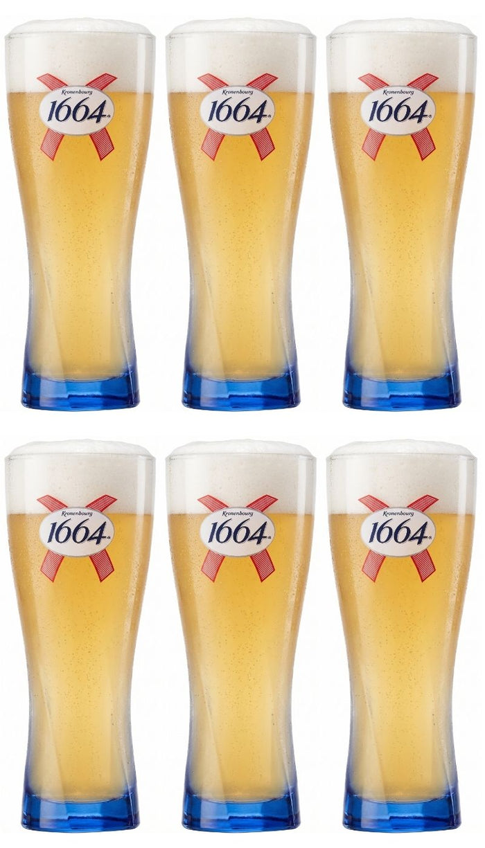 Kronenbourg 1664 Blanc Bierglazen 330 ml - 6 stuks
