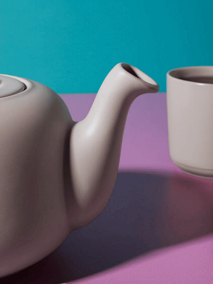 La Cafetière Theepot Classic Latte - Aardewerk - 1.2 liter
