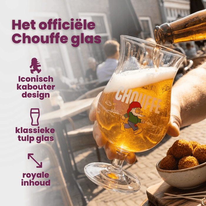 La Chouffe Bierglazen 250 ml - 2 stuks