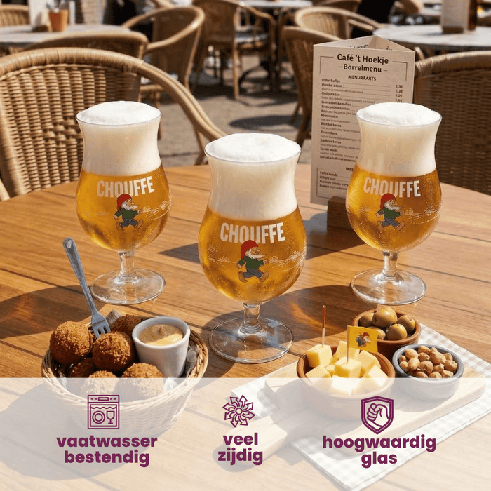 La Chouffe Bierglazen 250 ml - 2 stuks