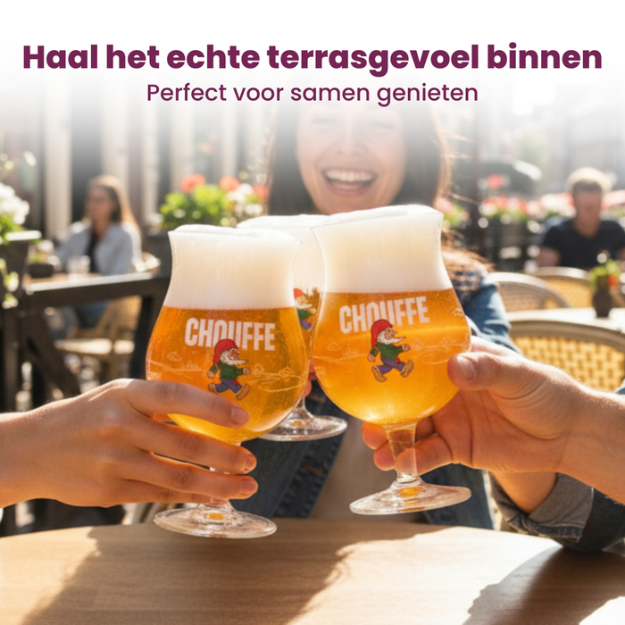 La Chouffe Bierglazen 250 ml - 2 stuks