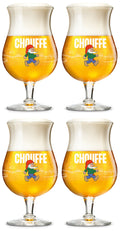 La Chouffe Bierglazen 330 ml - 4 Stuks