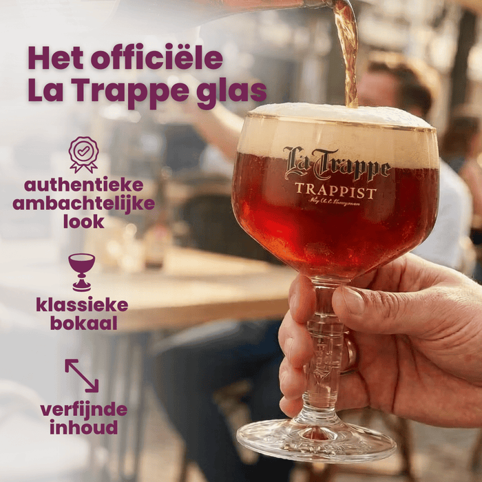 La Trappe Bierglazen 250 ml - 4 Stuks