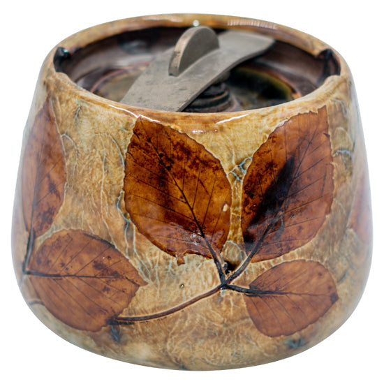 Leaves Scene Tobacco Jar