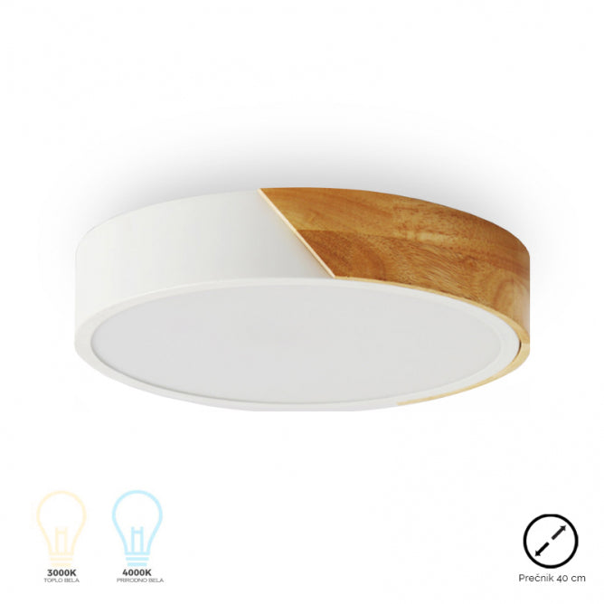 LED PLAFONJERA EL2492 O 24W 3000/4000K DRVO BELA BB Link