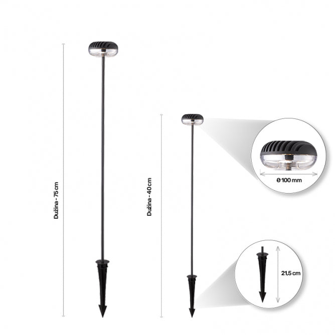 LED SVETILJKA HILITE 5743-750 STUBNA 6W