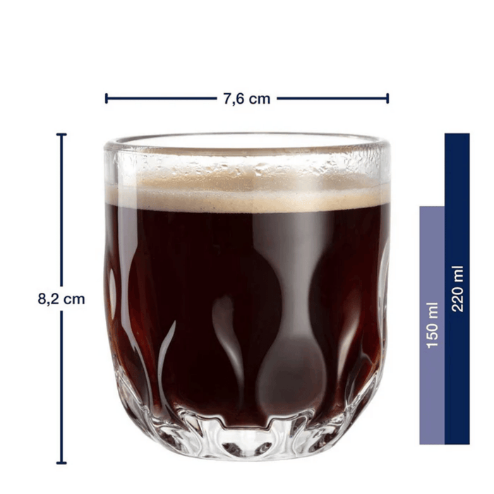 Leonardo Koffieglazen - Gocce Tre - 220 ml - 2 Stuks